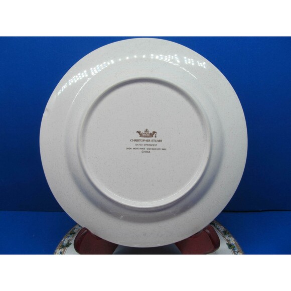 Christopher Stuart Springfest 8" Salad plates Bundle of 4 - Picture 6 of 9